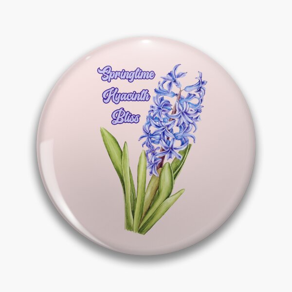 Item preview, Springtime Hyacinth Bliss - Captivating Floral Design for Spring Lovers designed and sold by ElLocoMus.