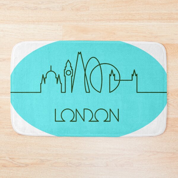 Item preview, London City Cityscape with Callipgraphic Design designed and sold by deepakrode7.
