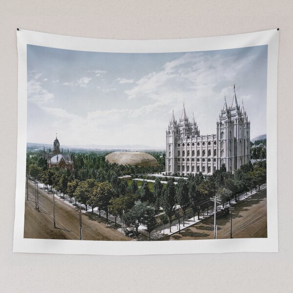 Item preview, Mormon Church Temple Square - Salt Lake City 1899 designed and sold by Daniel Hagerman.