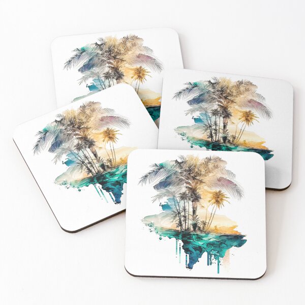 Item preview, Palm Trees at the Beach designed and sold by Pamela Maxwell.
