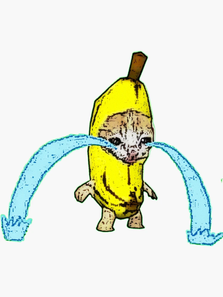 Crying banana cat meme, Happy cat meme sticker, Banana Cat meme sticker,  Fruit cat stickers, Banana Cat sticker Vinyl bumper Sticker Decal  Waterproof (Banana Cat 3 (2pk)) - Yahoo Shopping