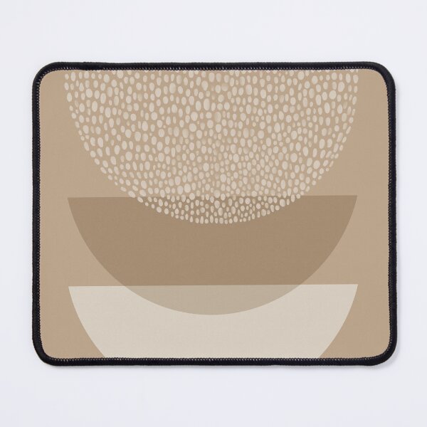 Item preview, Beige brown mid century shapes designed and sold by Miss-Belle.