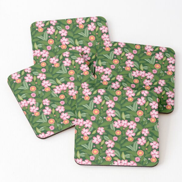 Item preview, Apple Blossom Garden - Green designed and sold by JaselviiStudio.