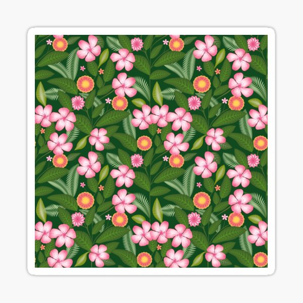 Item preview, Apple Blossom Garden - Green designed and sold by JaselviiStudio.