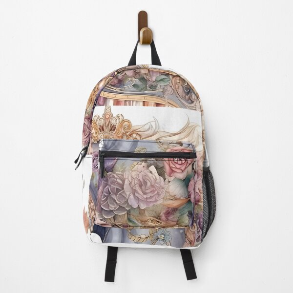 Item preview, "Majestic Floral Carousel Horse." designed and sold by CherNikDesigns.