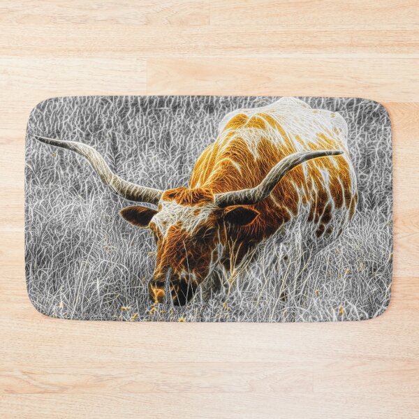 Item preview, "Here`s The Beef",...Long horn steer(cow) designed and sold by JohnDSmith.