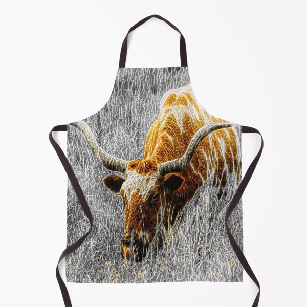 Item preview, "Here`s The Beef",...Long horn steer(cow) designed and sold by JohnDSmith.