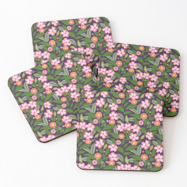 Item preview, Apple Blossom Garden - Purple designed and sold by JaselviiStudio.