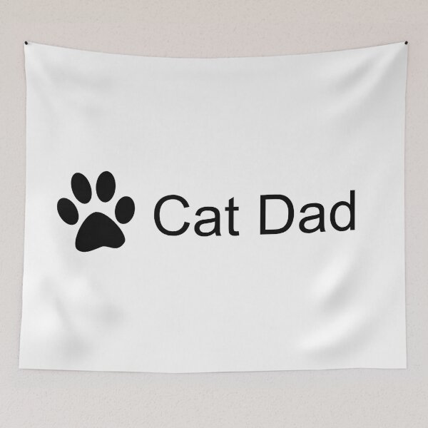 Item preview, Cat Dad Kitty Paw Black designed and sold by ValeriesGallery.
