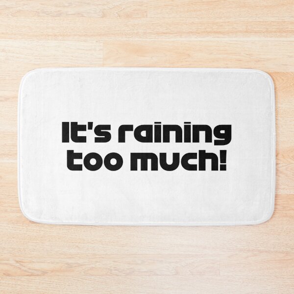 Item preview, Driver #18 It's Raining Too Much! | Best Team Radio Australia 2023 Season (Black) designed and sold by FilipeFerreira.