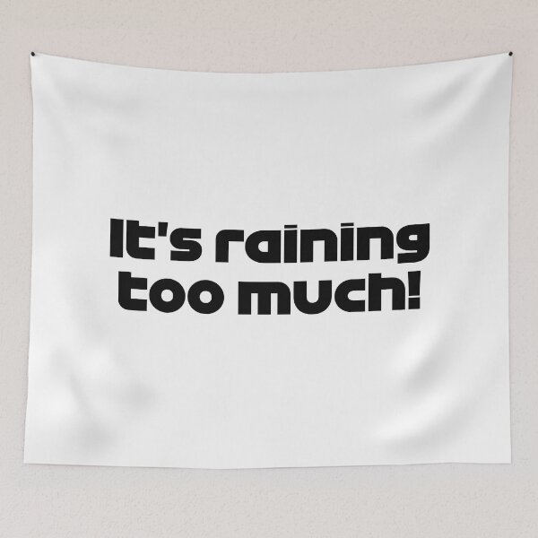 Item preview, Driver #18 It's Raining Too Much! | Best Team Radio Australia 2023 Season (Black) designed and sold by FilipeFerreira.