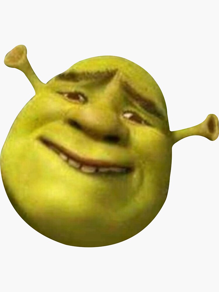 Shrek meme Sticker for Sale by tttatia