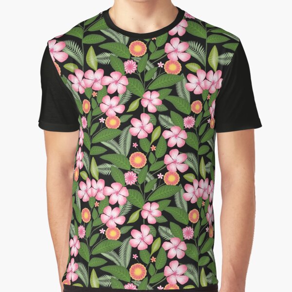 Botanical Women's Apple Blossom All-Over Print Women's Athletic T