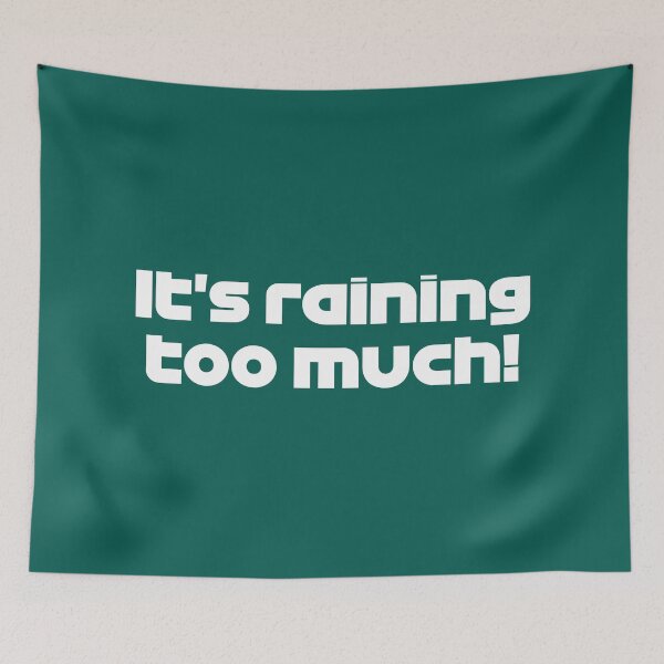 Item preview, Driver #18 It's Raining Too Much! | Best Team Radio Australia 2023 Season (Emerald Green BG) designed and sold by FilipeFerreira.