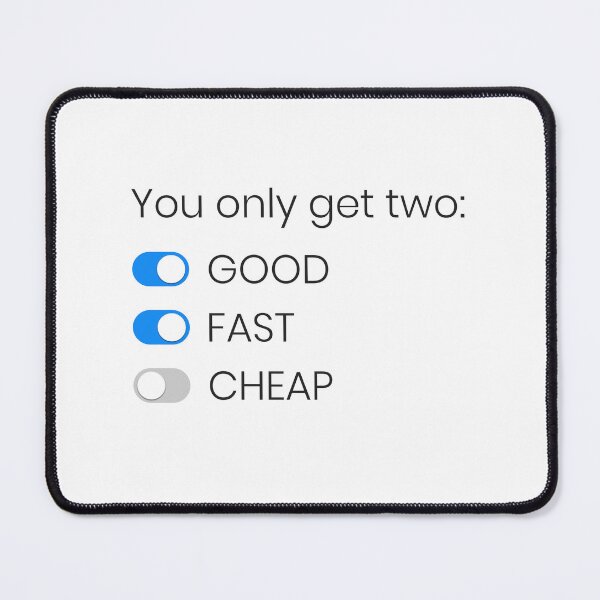 Item preview, You Only Get Two, Good Fast Cheap designed and sold by mofiti.