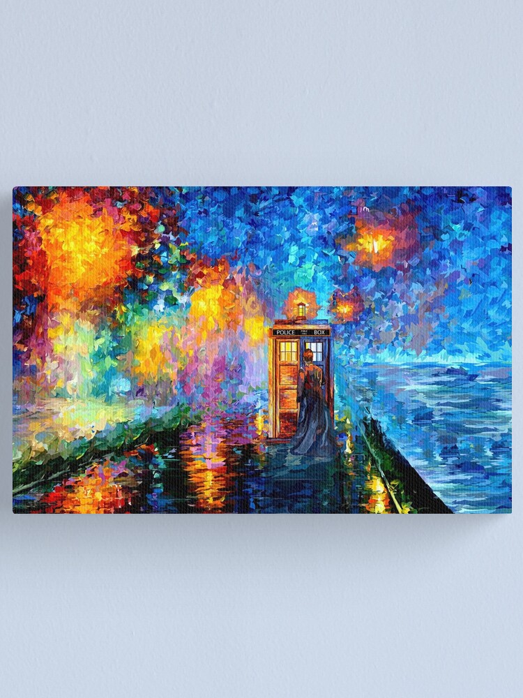 Alternate view of Mysterious Man at beautiful Rainbow Place Canvas Print