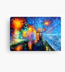 Mysterious Man at beautiful Rainbow Place Metal Print