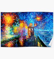 Mysterious Man at beautiful Rainbow Place Poster