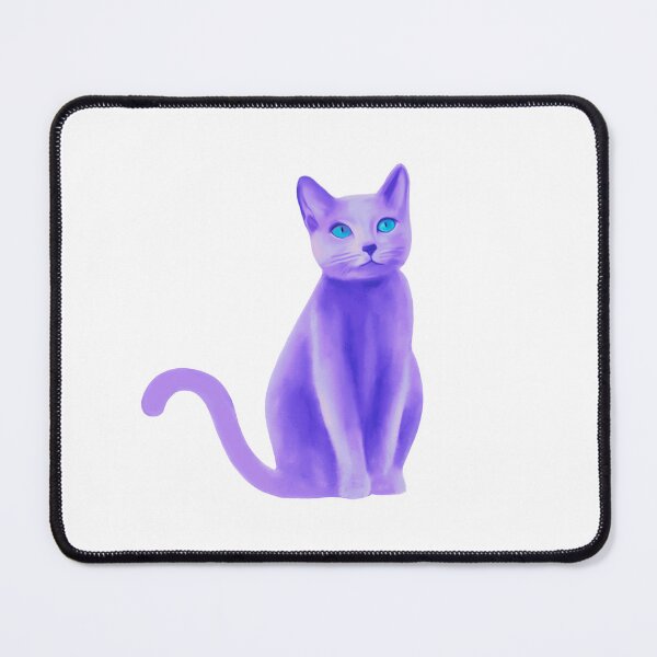 Item preview, Purple cat designed and sold by QuirkyCatz.