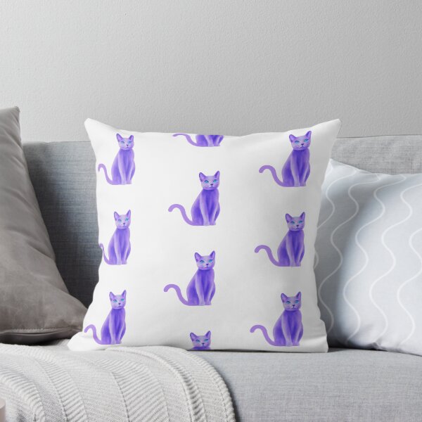 Item preview, Purple cat designed and sold by QuirkyCatz.