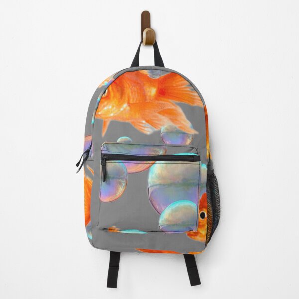 Item preview, THREE AQUARIUM GOLD FISH IRIDESCENT ART designed and sold by sharlesart.