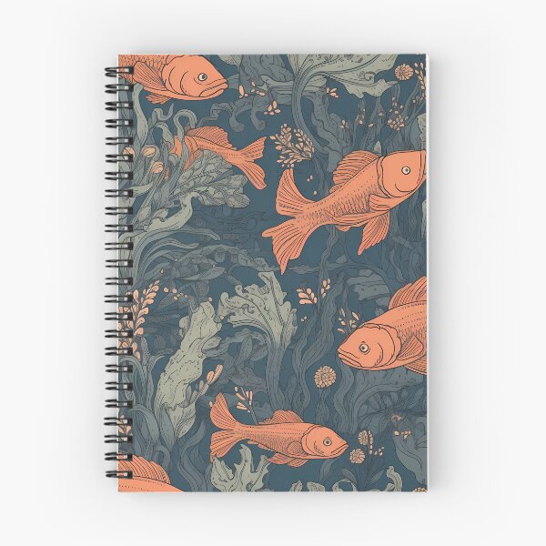 Item preview, Vintage Fishes, Seaweed and Coral Pattern designed and sold by candlewithhare.