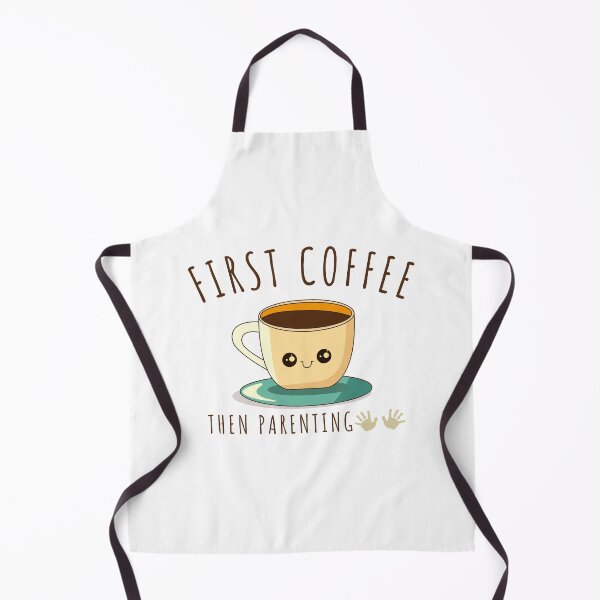 Item preview, Funny First Coffee Then Parenting Caffeine Mom Dad First Coffee designed and sold by LadyHustle.