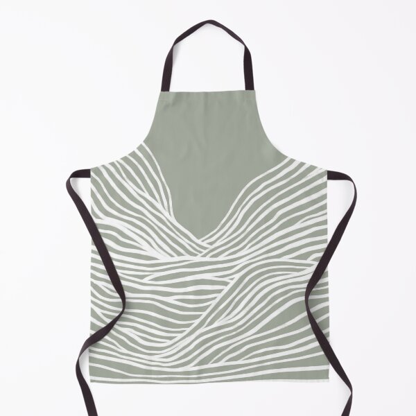 Item preview, Green landscape abstract line art designed and sold by Miss-Belle.