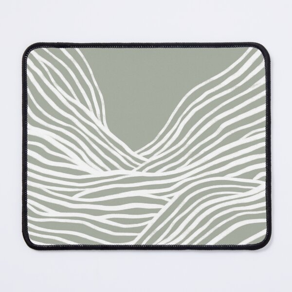 Item preview, Green landscape abstract line art designed and sold by Miss-Belle.