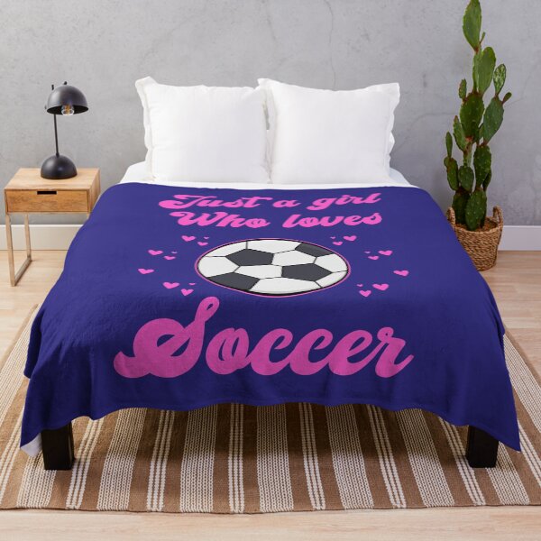 Item preview, Just A girl Who Loves soccer designed and sold by franktact.
