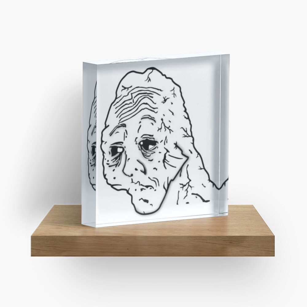 Wojak meme Acrylic Block