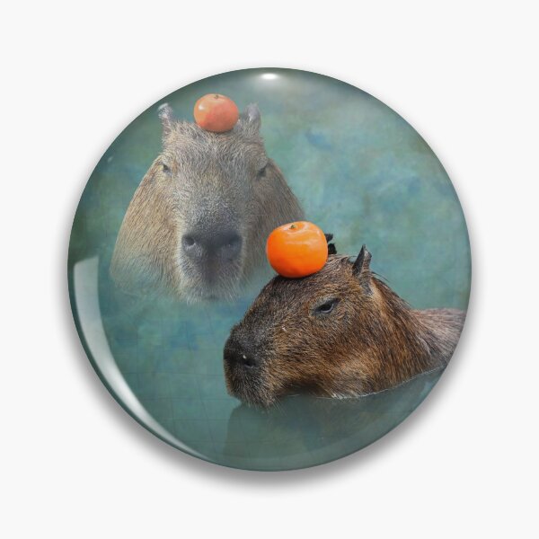 Item preview, Think Twice? I Don't Even Think Once capybara word art designed and sold by snazzyseagull.