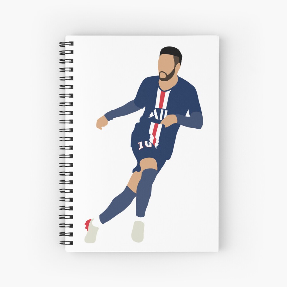 Neymar Jr- Brazil Legend Spiral Notebook for Sale by