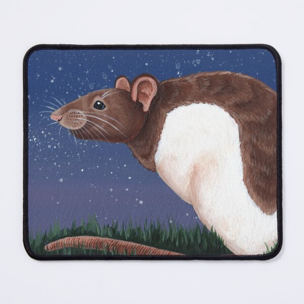 Item preview, Agouti Hooded Rat at Night designed and sold by WolfySilver.