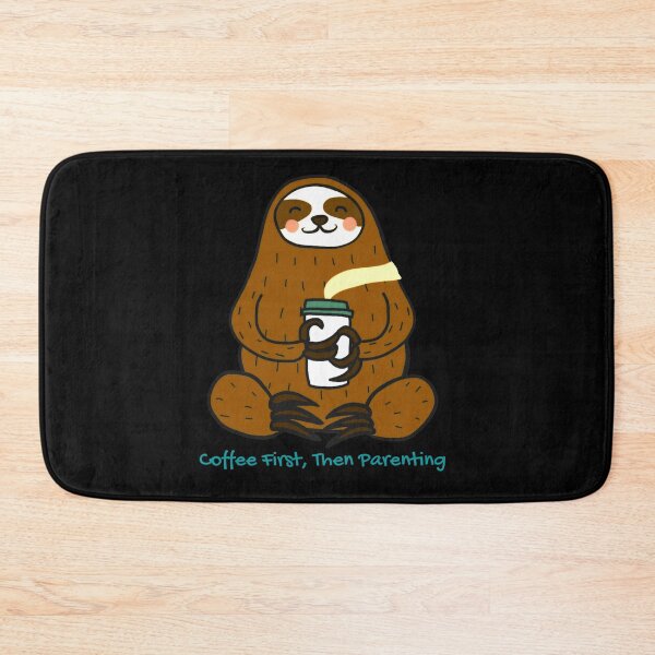 Item preview, Funny First Coffee Then Parenting Caffeine Mom Dad First Coffee designed and sold by LadyHustle.