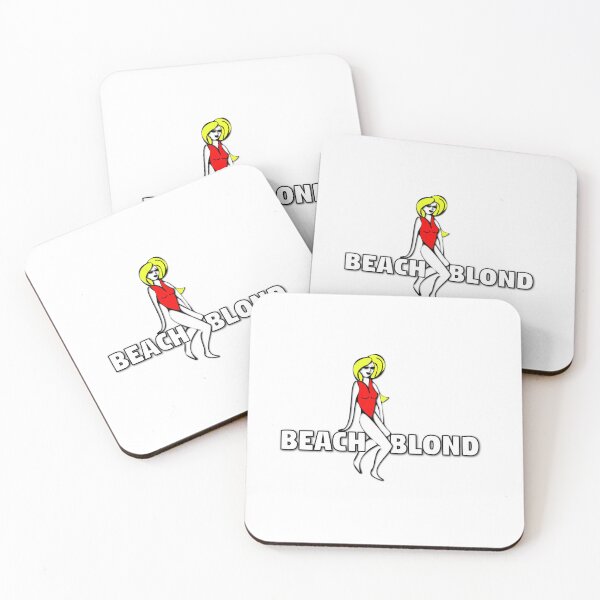 Item preview, Blonde in a red bikini on the beach blond. STYLISH PRINT DESIGN  designed and sold by Creavision.