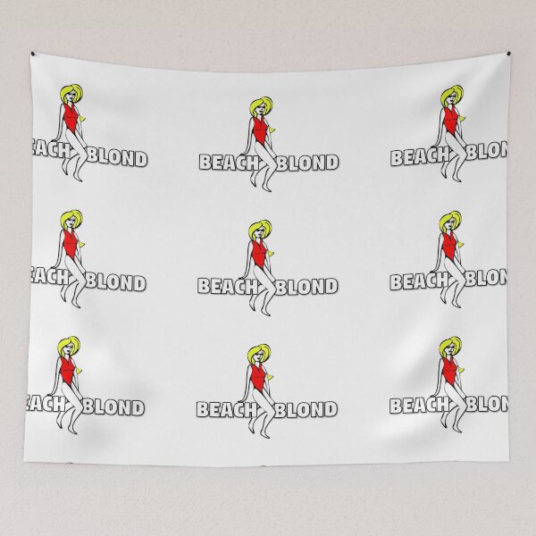 Item preview, Blonde in a red bikini on the beach blond. STYLISH PRINT DESIGN  designed and sold by Creavision.