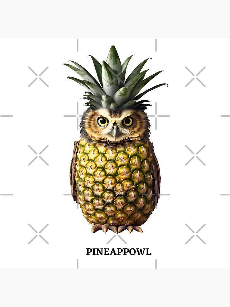 Pineapple Owl Poster