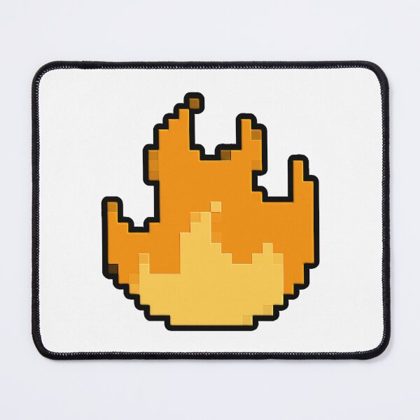 Item preview, Pixel Fire (embossed) designed and sold by agenttomcat.