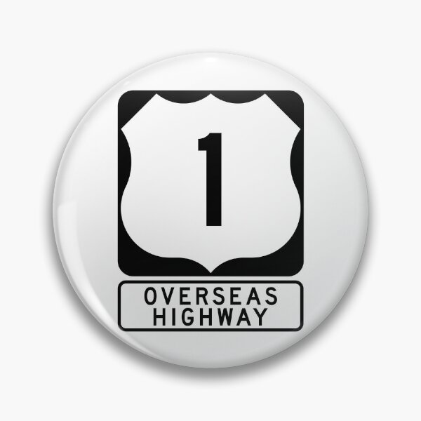 Item preview, Overseas Highway US Route 1 Road Sign designed and sold by NewNomads.