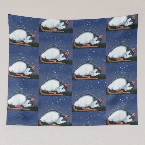 Item preview, Sleeping Roan Rat designed and sold by WolfySilver.