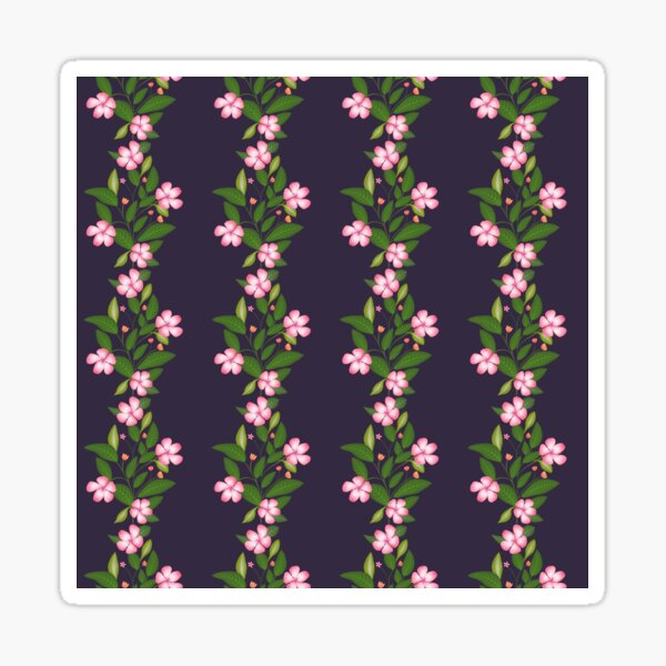 Item preview, Hanging Apple Blossom Garden - Purple designed and sold by JaselviiStudio.