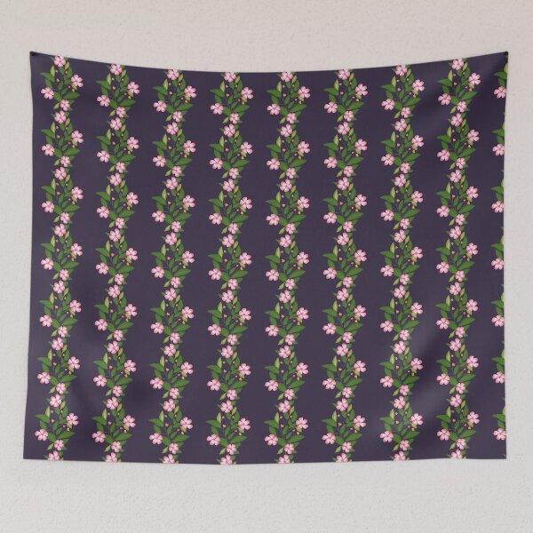 Item preview, Hanging Apple Blossom Garden - Purple designed and sold by JaselviiStudio.
