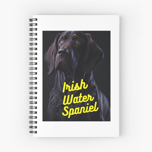 Item preview, Irish Water Spaniel Dark Background designed and sold by IrishPOD.