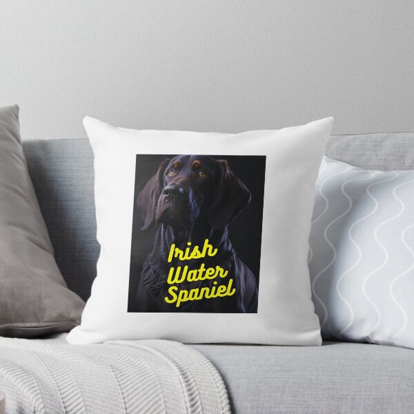 Item preview, Irish Water Spaniel Dark Background designed and sold by IrishPOD.