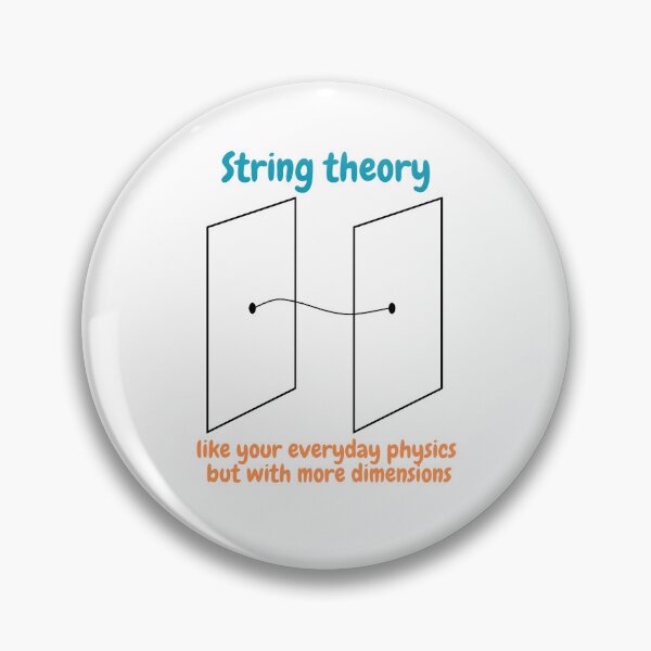 Item preview, string theory, like your everyday physics but with more dimensions, funny physics designed and sold by NoetherSym.