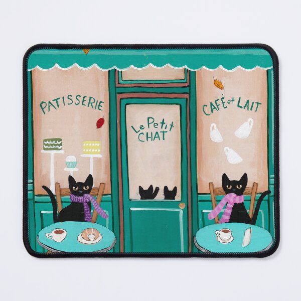 Item preview, Le Petit Chat Cafe designed and sold by KilkennyCat Art.