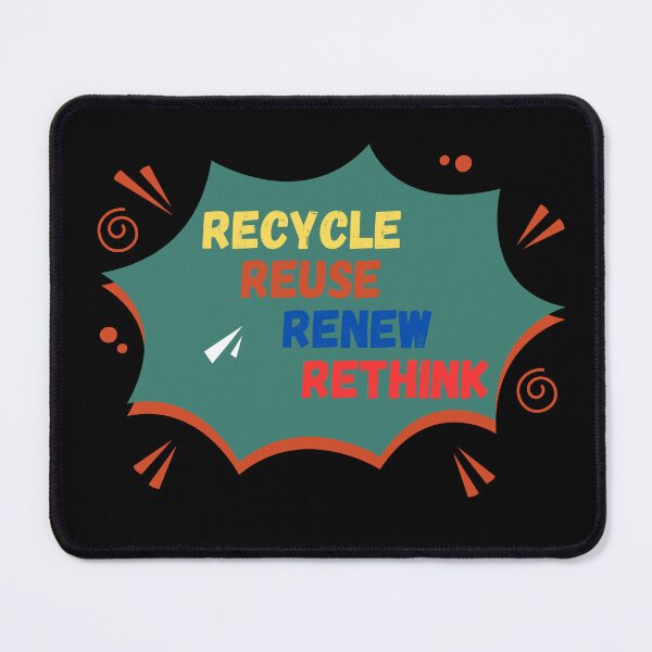 Item preview, Recycle Reuse Renew Rethink Multi-Splash designed and sold by Saimia.