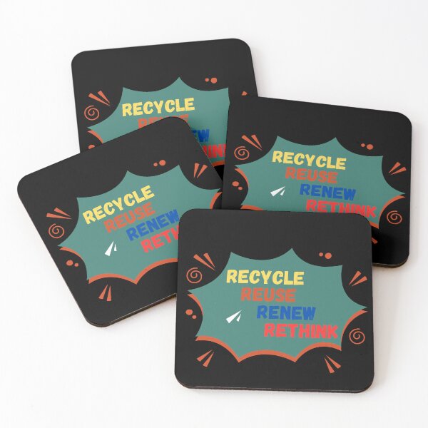 Item preview, Recycle Reuse Renew Rethink Multi-Splash designed and sold by Saimia.