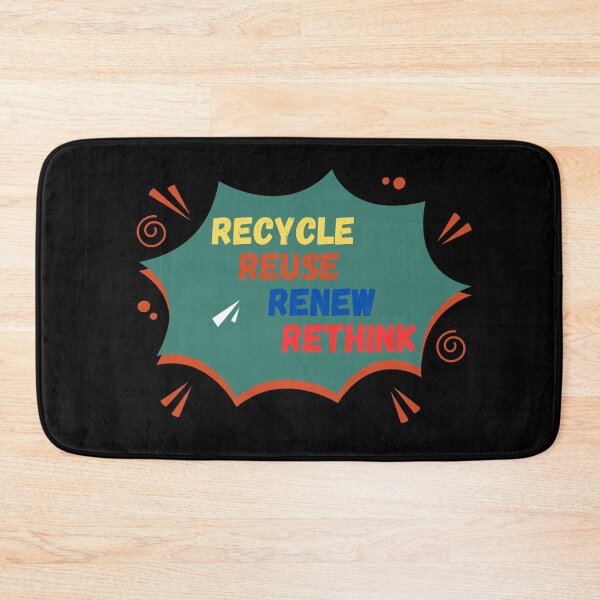 Item preview, Recycle Reuse Renew Rethink Multi-Splash designed and sold by Saimia.